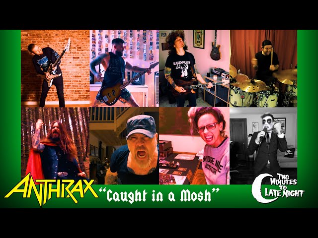 Two Minutes To Late Night Caught In A Mosh Anthrax Cover Abismo 3517